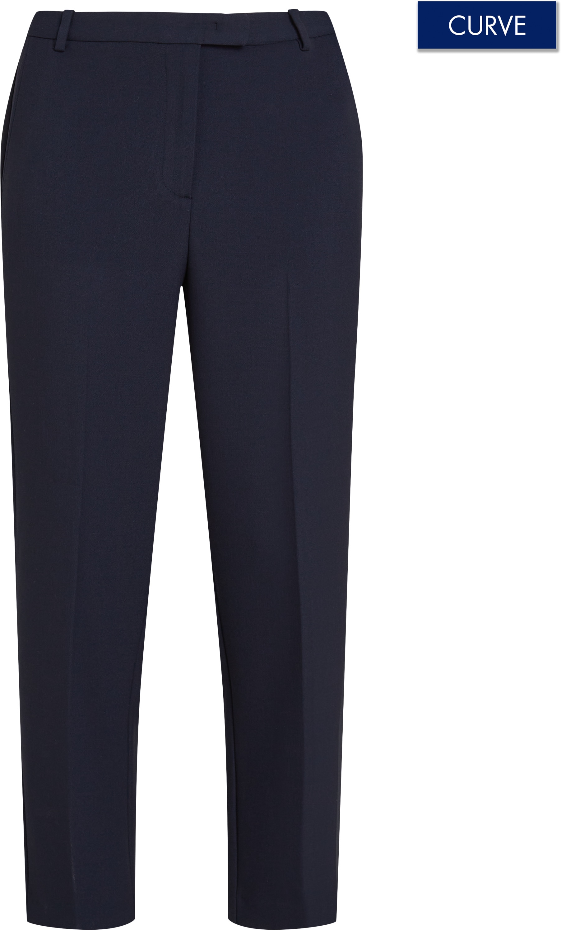 Tommy Hilfiger Curve Webhose »CRV PUNTO SLIM STRAIGHT PANT«, in Grossen Grössen, mit Logostickerei von TOMMY HILFIGER Curve