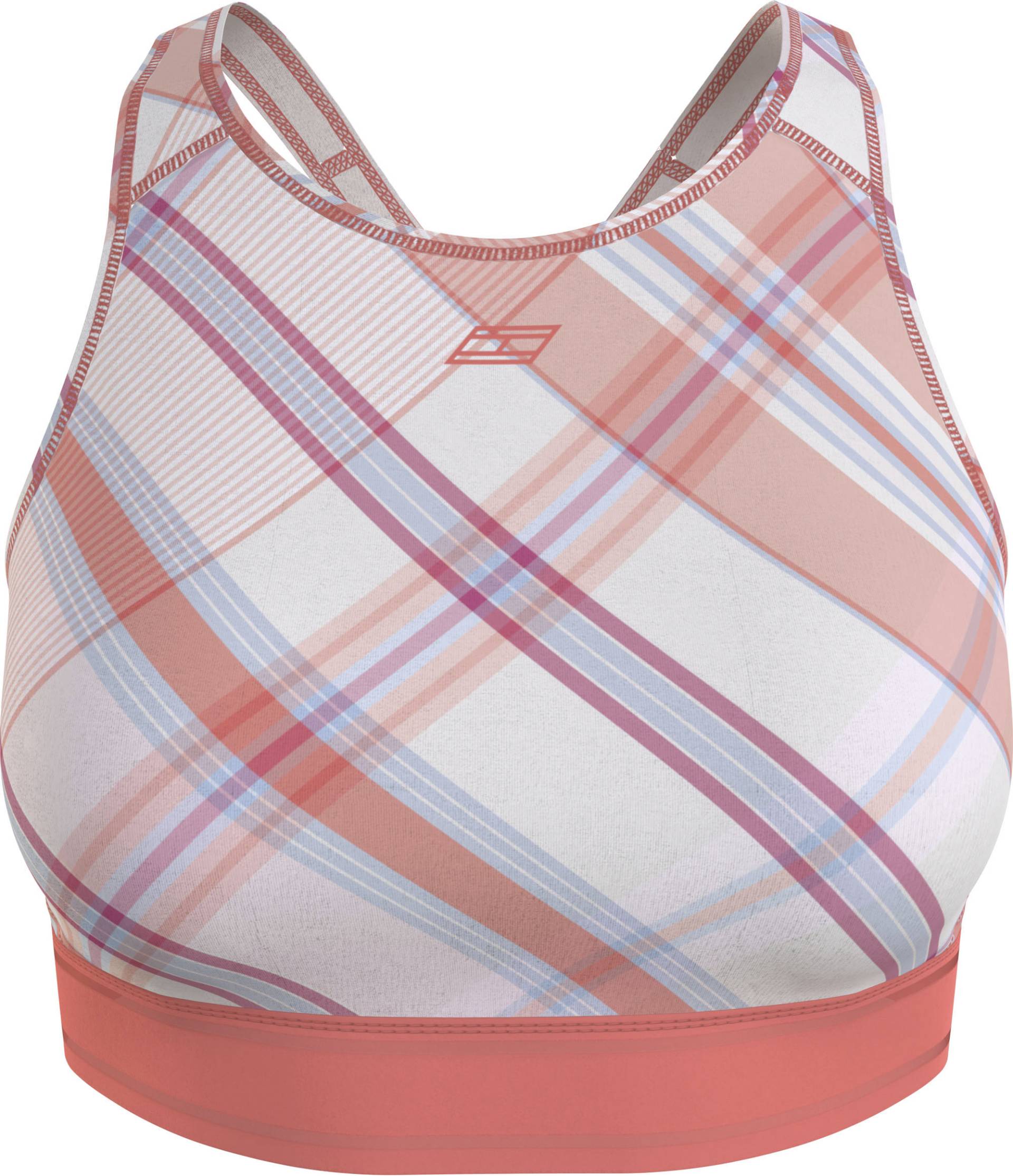 Tommy Hilfiger Sport Sport-BH »MID INTENSITY HIGH NECK AOP BRA«, mit Tommy Hilfiger Sport Logo-Druck von TOMMY HILFIGER Sport