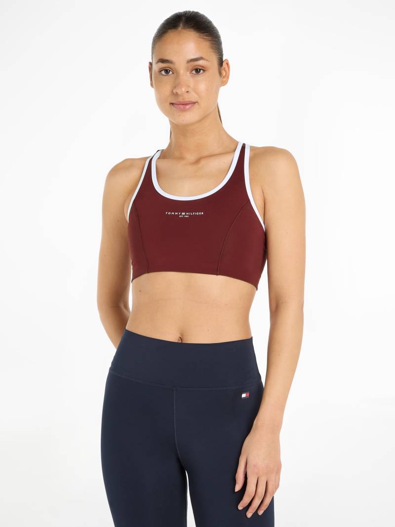 Tommy Hilfiger Sport Sport-Bustier »ESSENTIALS MINI CORP MID INT BRA«, mit Trägern für mittelstarken Halt, Racerback von TOMMY HILFIGER Sport