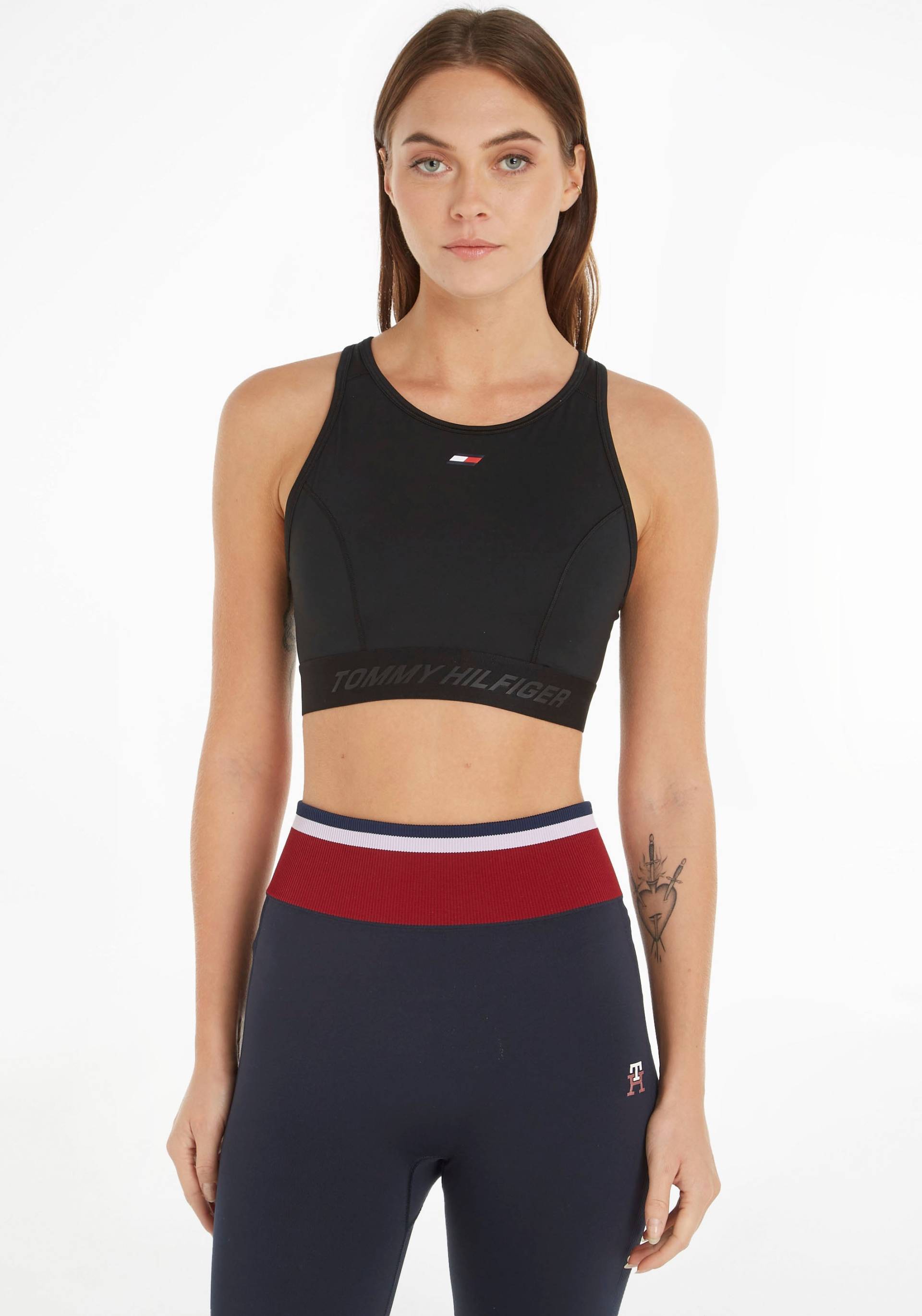 Tommy Hilfiger Sport Sport-Bustier »MID INTENSITY H-NK ESSENTIAL BRA«, mit Sportträger von TOMMY HILFIGER Sport