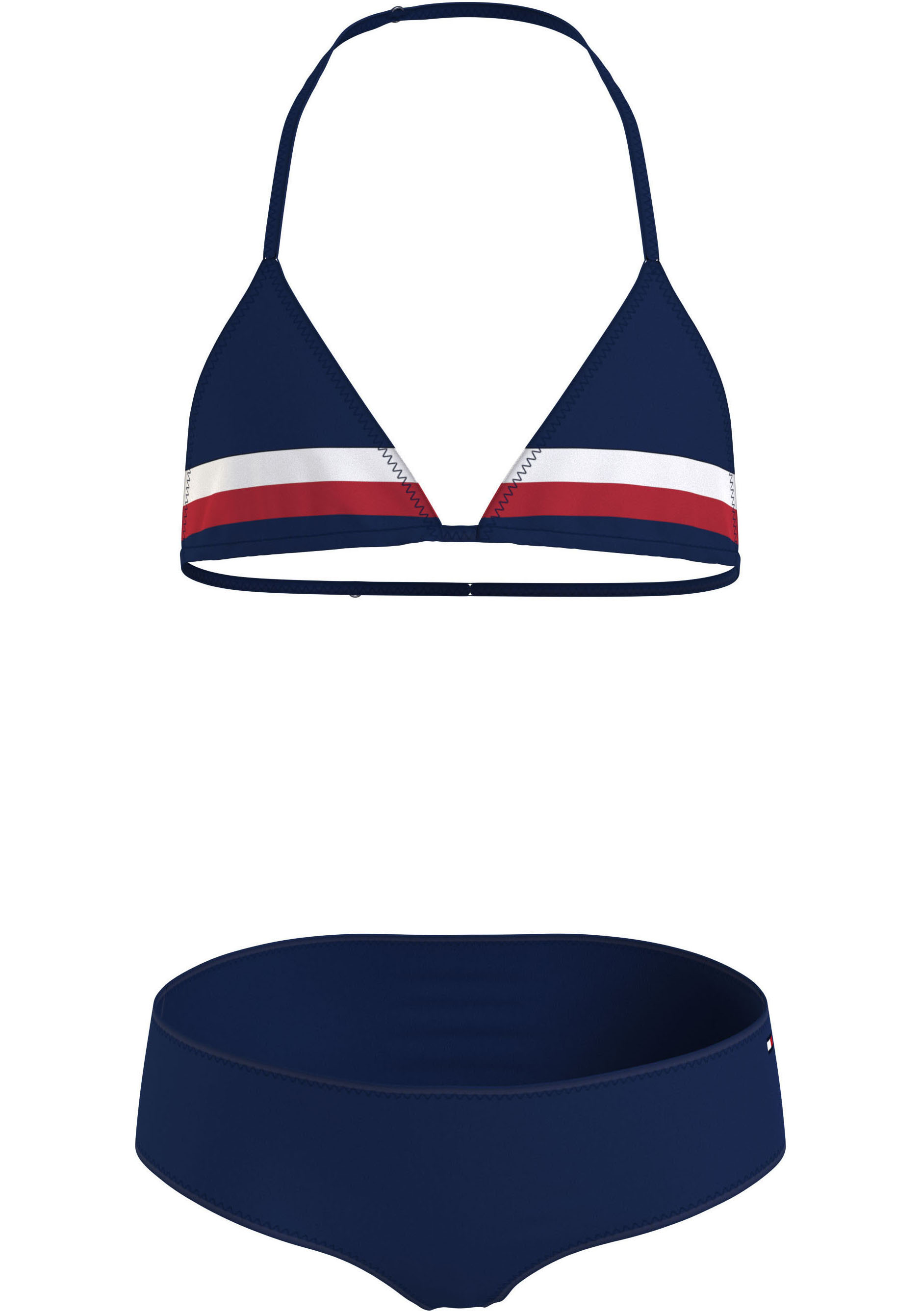 Tommy Hilfiger Swimwear Badeanzug »TRIANGLE SET«, (Set, 2 St.), für Schwimmen von TOMMY HILFIGER Swimwear