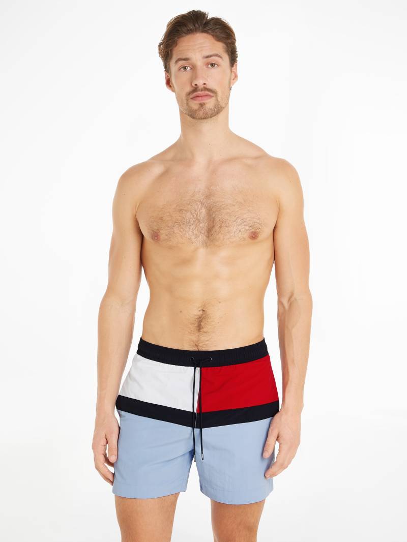 Tommy Hilfiger Swimwear Badeshorts »MEDIUM DRAWSTRING«, in mehrfarbiger Optik von TOMMY HILFIGER Swimwear