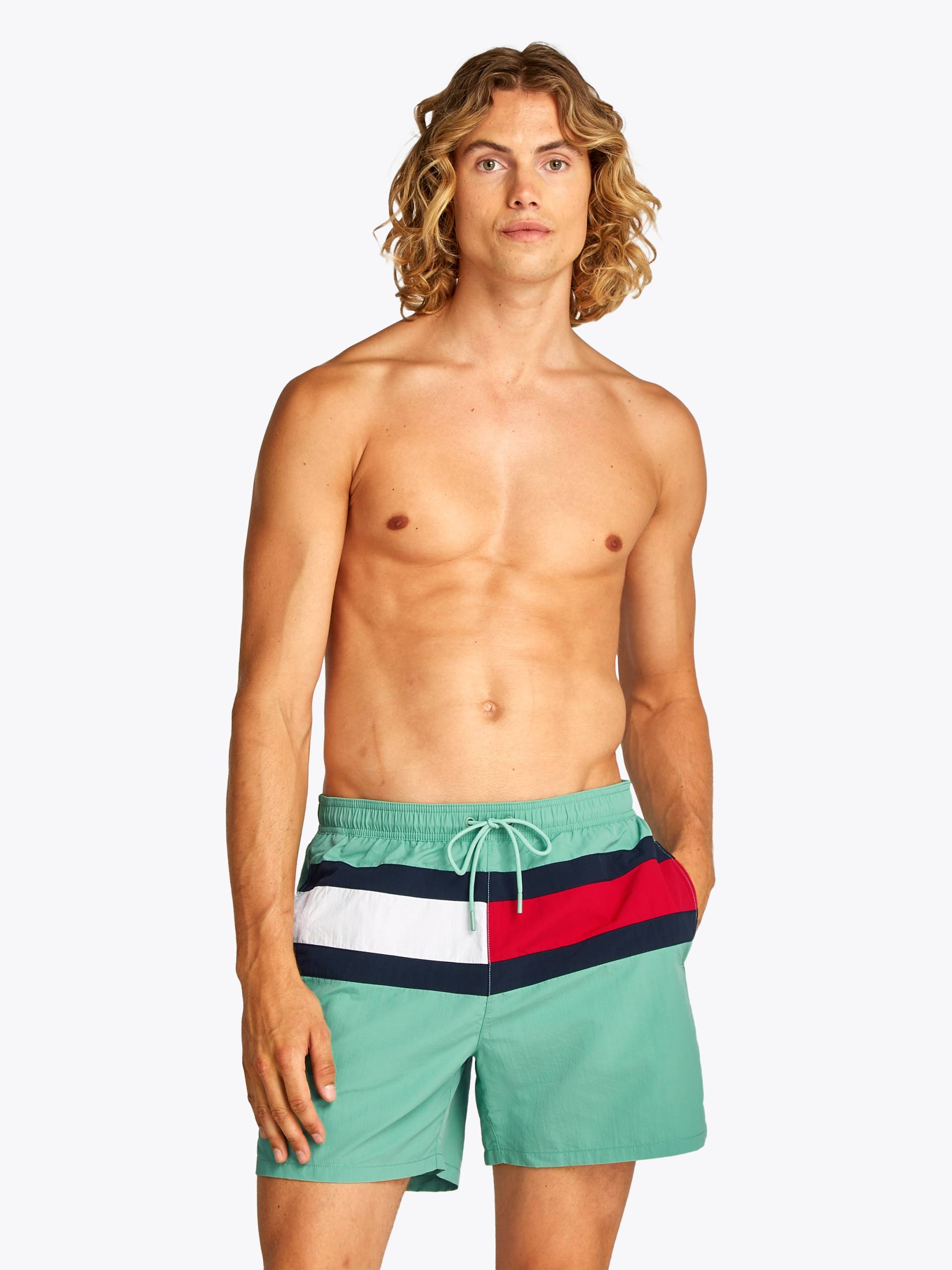 Tommy Hilfiger Swimwear Badeshorts »MEDIUM DRAWSTRING«, mit grossem Logo von TOMMY HILFIGER Swimwear