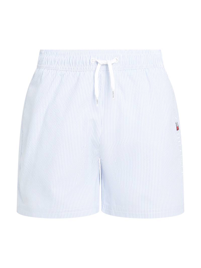 Tommy Hilfiger Swimwear Badeshorts »MEDIUM DRAWSTRING ITHACA«, mit Streifendesign, Logostickerei von TOMMY HILFIGER Swimwear