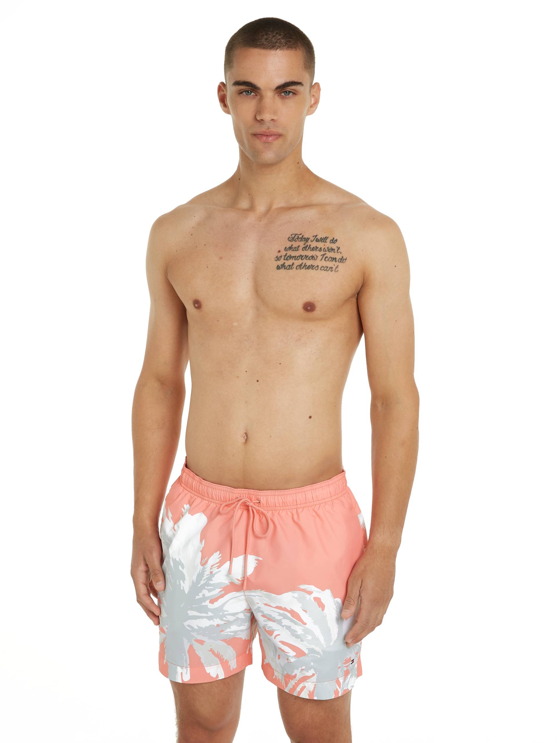 Tommy Hilfiger Swimwear Badeshorts »MEDIUM DRAWSTRING PLACED«, mit Palmenprint von TOMMY HILFIGER Swimwear