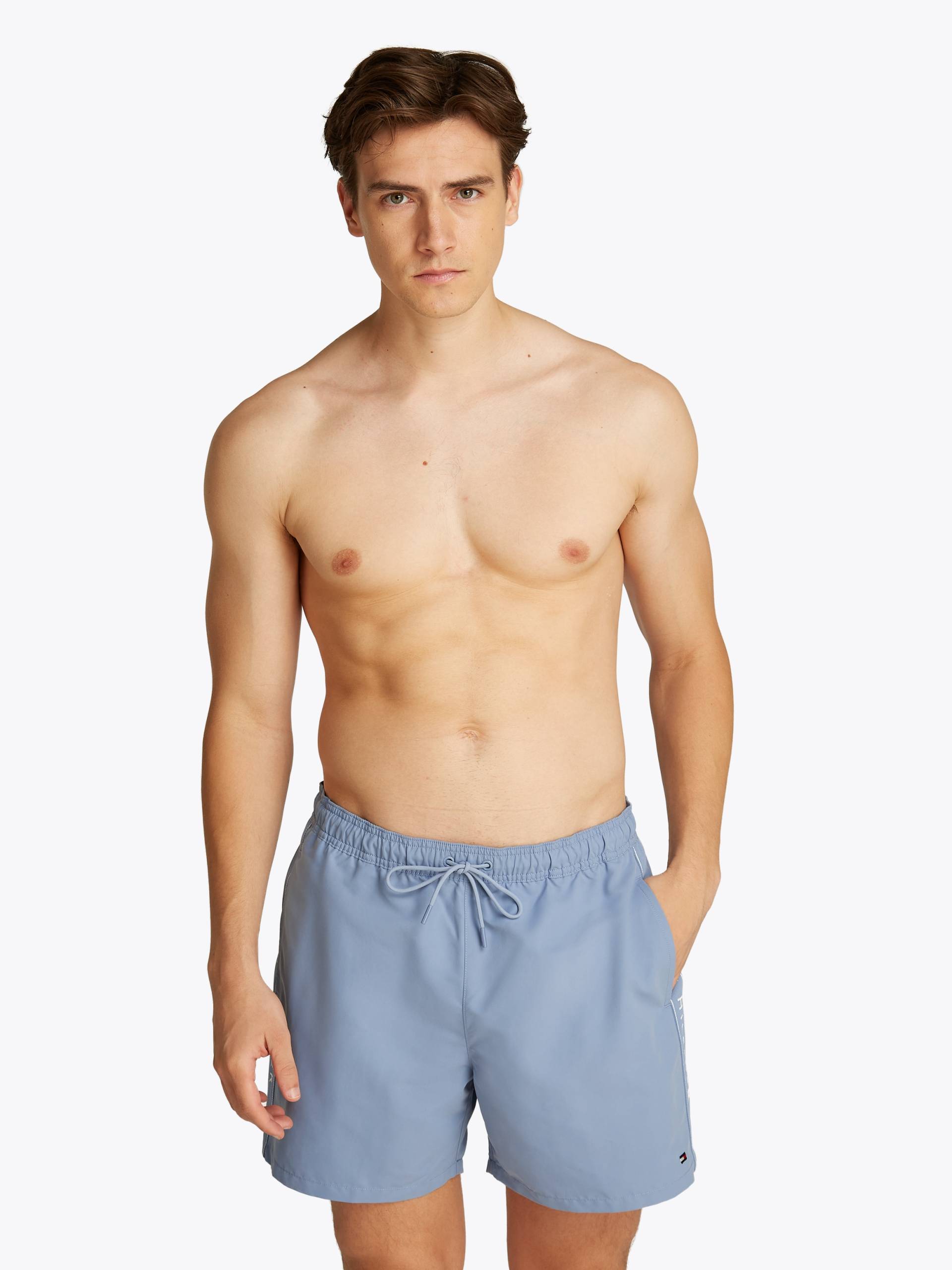 Tommy Hilfiger Swimwear Badeshorts »MEDIUM DRAWSTRING TAPE«, mit Logo-Band von TOMMY HILFIGER Swimwear