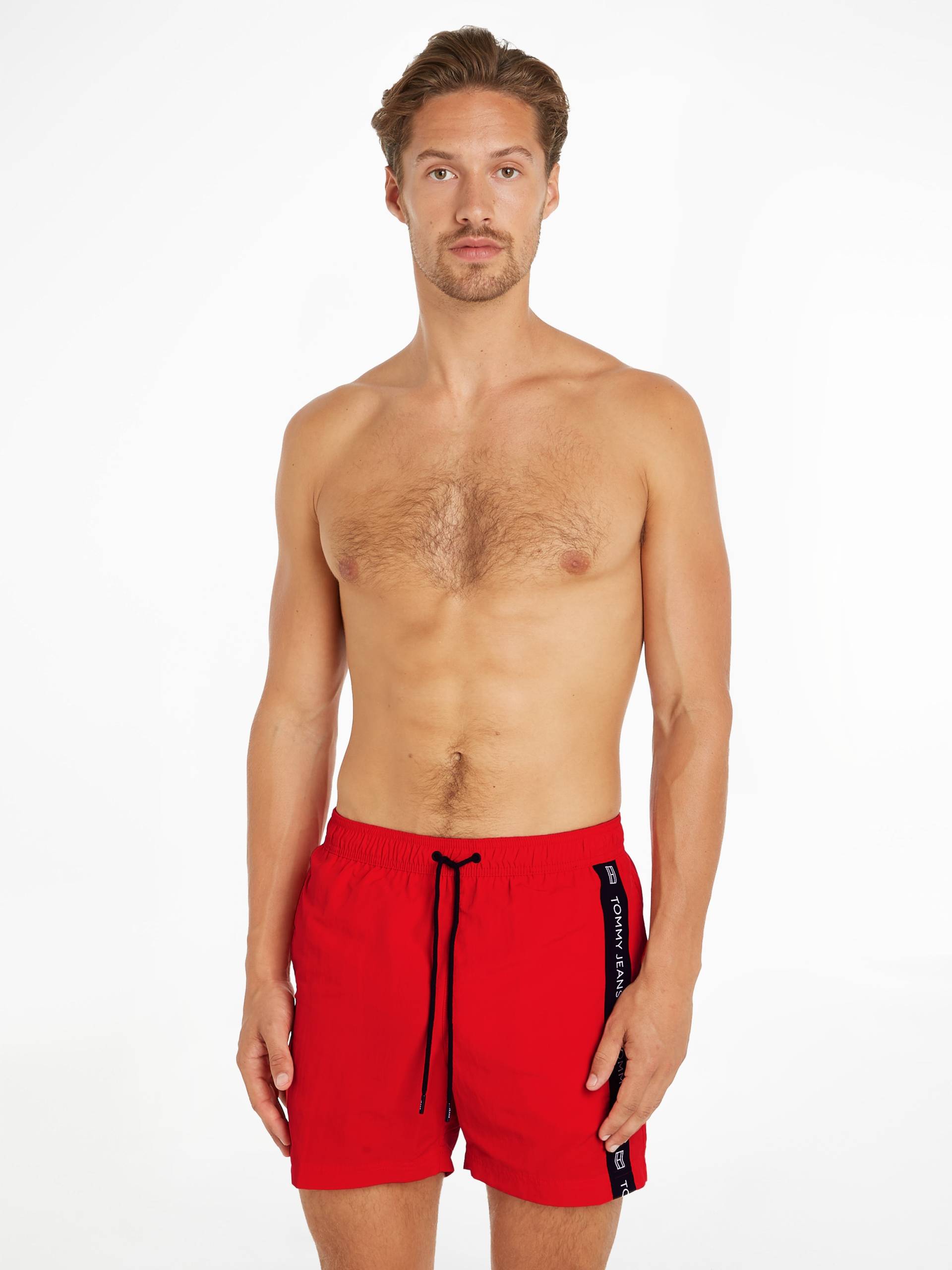 Tommy Hilfiger Swimwear Badeshorts »SF MEDIUM DRAWSTRING SIDE TAPE«, mit Logo-Tapes von TOMMY HILFIGER Swimwear