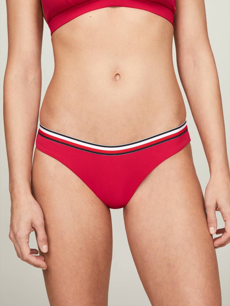 Tommy Hilfiger Swimwear Bikini-Hose »CHEEKY HIGH LEG BIKINI«, mit Rippenstruktur von TOMMY HILFIGER Swimwear