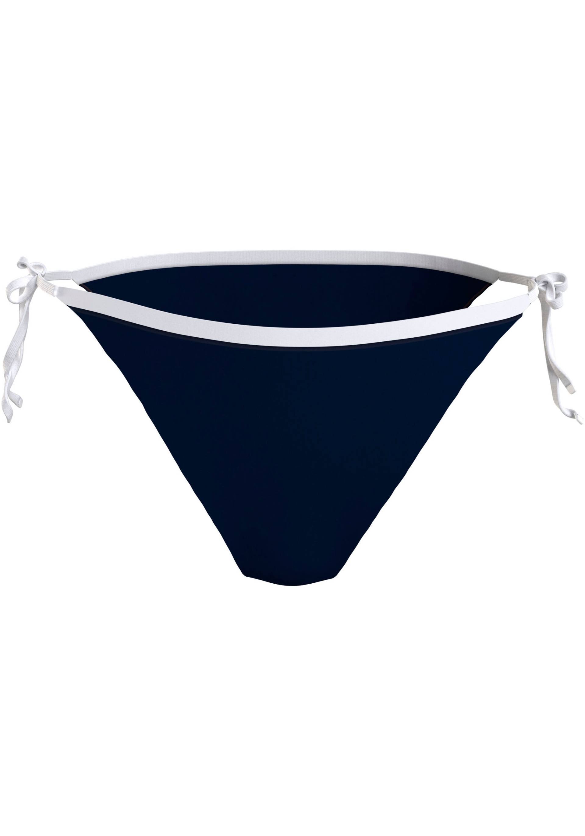 Tommy Hilfiger Swimwear Bikini-Hose »CHEEKY STRING SIDE TIE«, mit kontrastfarbenen Kanten von TOMMY HILFIGER Swimwear