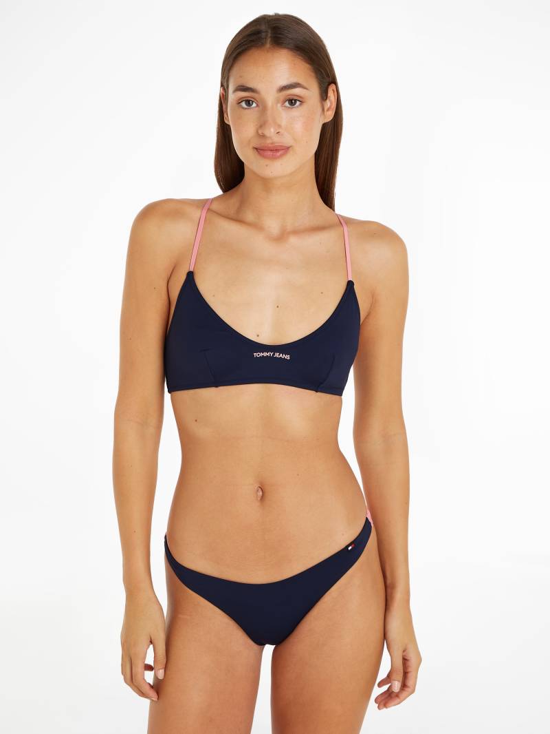 Tommy Hilfiger Swimwear Bikini-Hose »HI LEG CHEEKY BIKINI«, im colorblocking vorn & hinten, Tommy Hilfiger Logo-Flag von TOMMY HILFIGER Swimwear