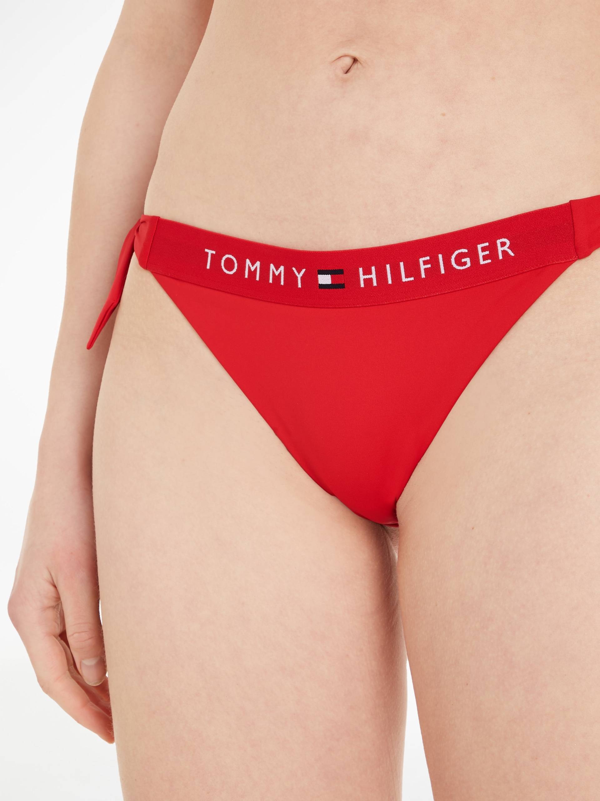 Tommy Hilfiger Swimwear Bikini-Hose »TH SIDE TIE CHEEKY BIKINI«, mit seitlichen Knotendetails von TOMMY HILFIGER Swimwear