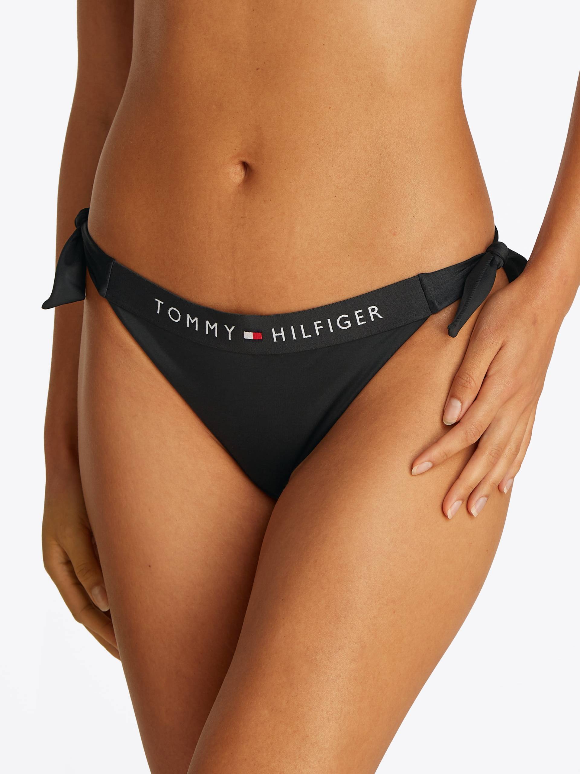 Tommy Hilfiger Swimwear Bikini-Hose »TH SIDE TIE CHEEKY BIKINI«, mit seitlichen Knotendetails von TOMMY HILFIGER Swimwear