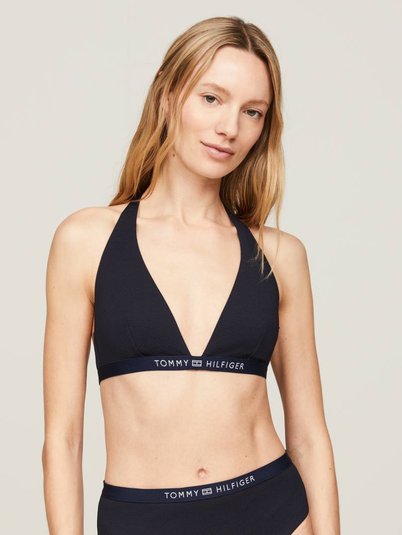 Tommy Hilfiger Swimwear Triangel-Bikini-Top »TRIANGLE FIXED RP«, mit Logoschriftzug von TOMMY HILFIGER Swimwear