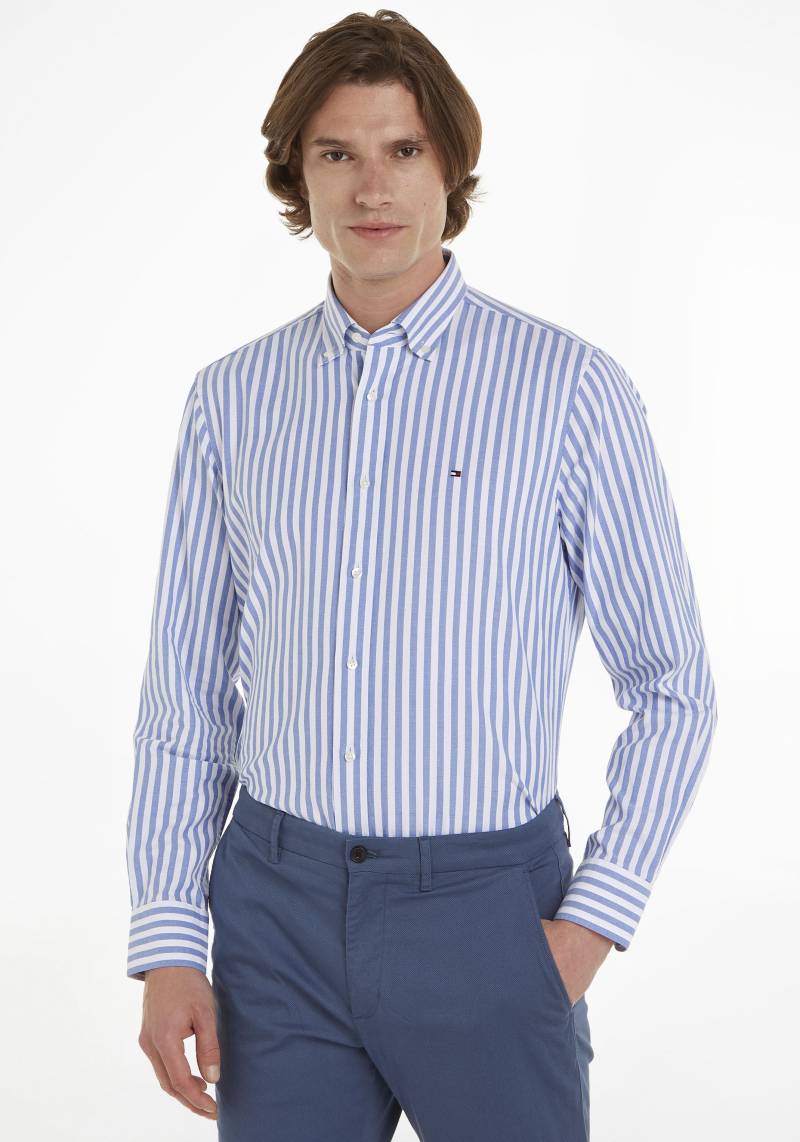 Tommy Hilfiger TAILORED Langarmhemd »CL-W ROYAL OXF STRIPE RF SHIRT«, mit Button-down-Kragen von TOMMY HILFIGER Tailored