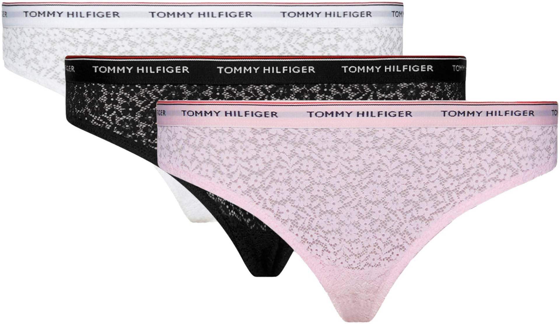 Tommy Hilfiger Underwear Bikinislip »3 PACK BIKINI LACE (EXT SIZES)«, (Packung, 3er-Pack), mit Tommy Hilfiger Logobund von TOMMY HILFIGER Underwear