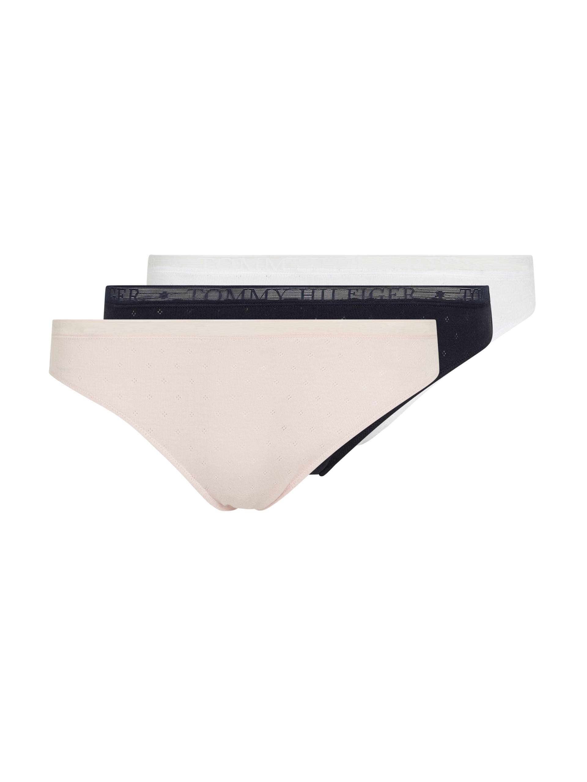 Tommy Hilfiger Underwear Bikinislip »3P BIKINI«, (Packung, 3 St., 3er), im dezentem Ajourmuster von TOMMY HILFIGER Underwear