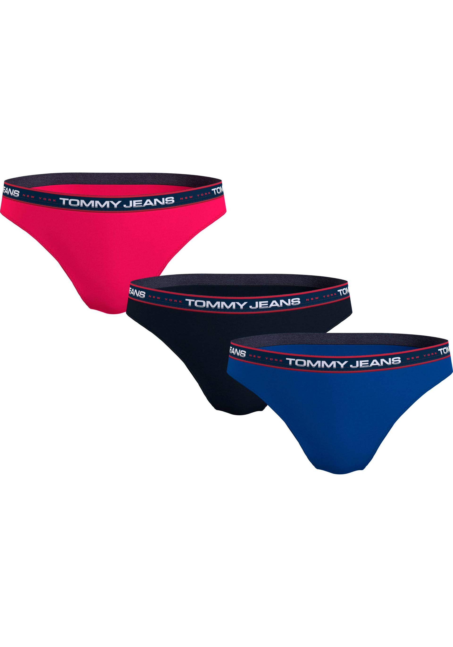 Tommy Hilfiger Underwear Bikinislip »TJ 3P BIKINI«, (3 St., 3er-Pack), mit elastischem Bund von TOMMY HILFIGER Underwear