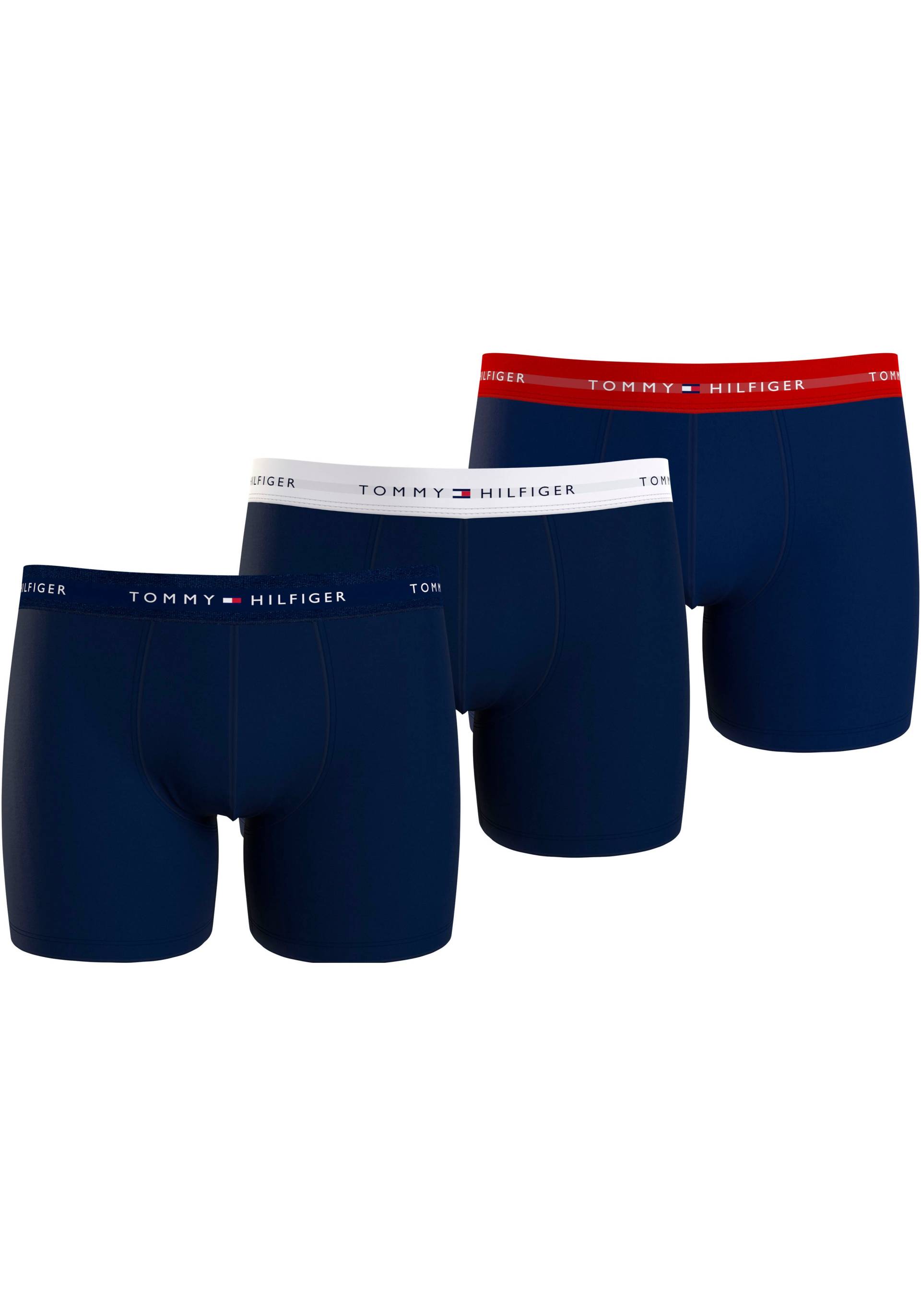 Tommy Hilfiger Underwear Boxer »3P BOXER BRIEF WB«, (Packung, 3 St., 3er), mit Logobund von TOMMY HILFIGER Underwear