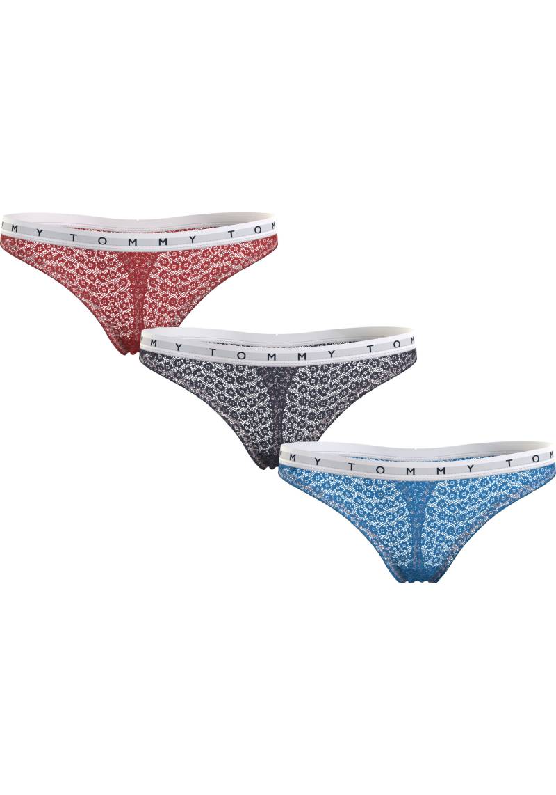 Tommy Hilfiger Underwear Slip »3 PACK THONG«, (Packung, 3 St., 3er-Pack), mit Tommy Hilfiger Markenlabel von TOMMY HILFIGER Underwear