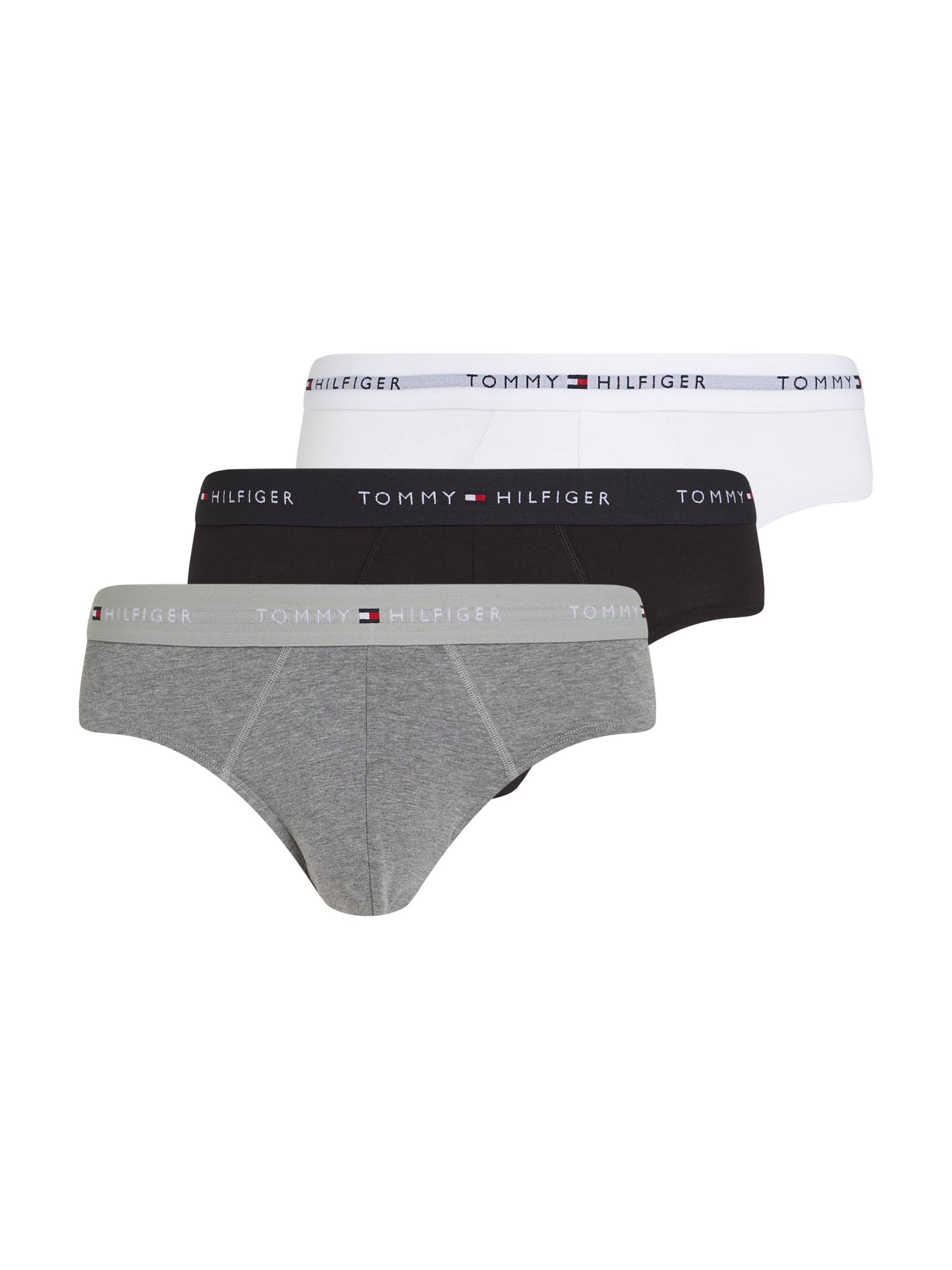 Tommy Hilfiger Underwear Slip »3P BRIEF DTM«, (Packung, 3 St., 3er), mit Logo-Elastikbund von TOMMY HILFIGER Underwear