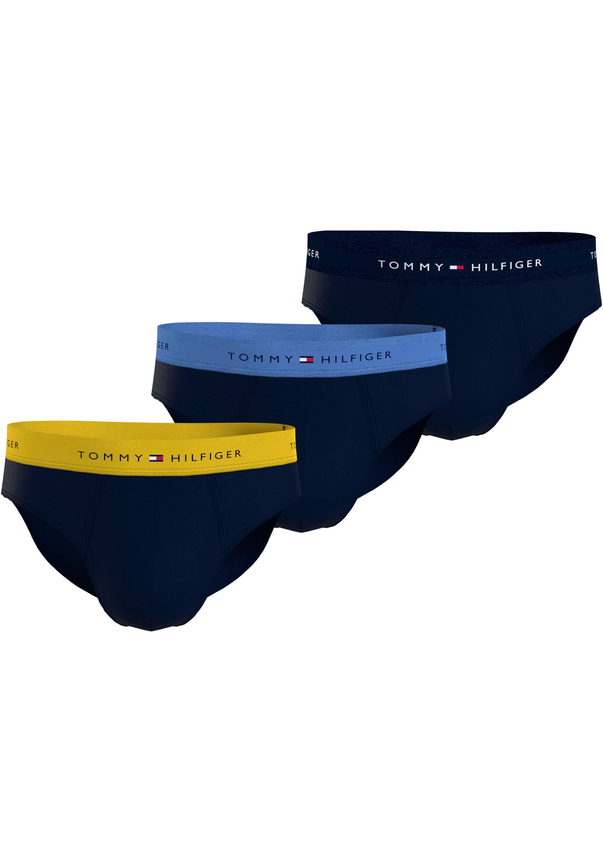 Tommy Hilfiger Underwear Slip »3P BRIEF WB«, (Packung, 3 St., 3er), mit Tommy Hilfiger Logo-Elastikbund von TOMMY HILFIGER Underwear