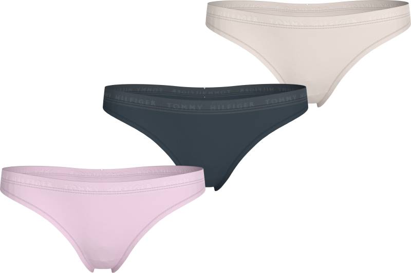 Tommy Hilfiger Underwear Slip »3P THONG (EXT SIZES)«, (Packung, 3 St., 3er), mit Logobund von TOMMY HILFIGER Underwear