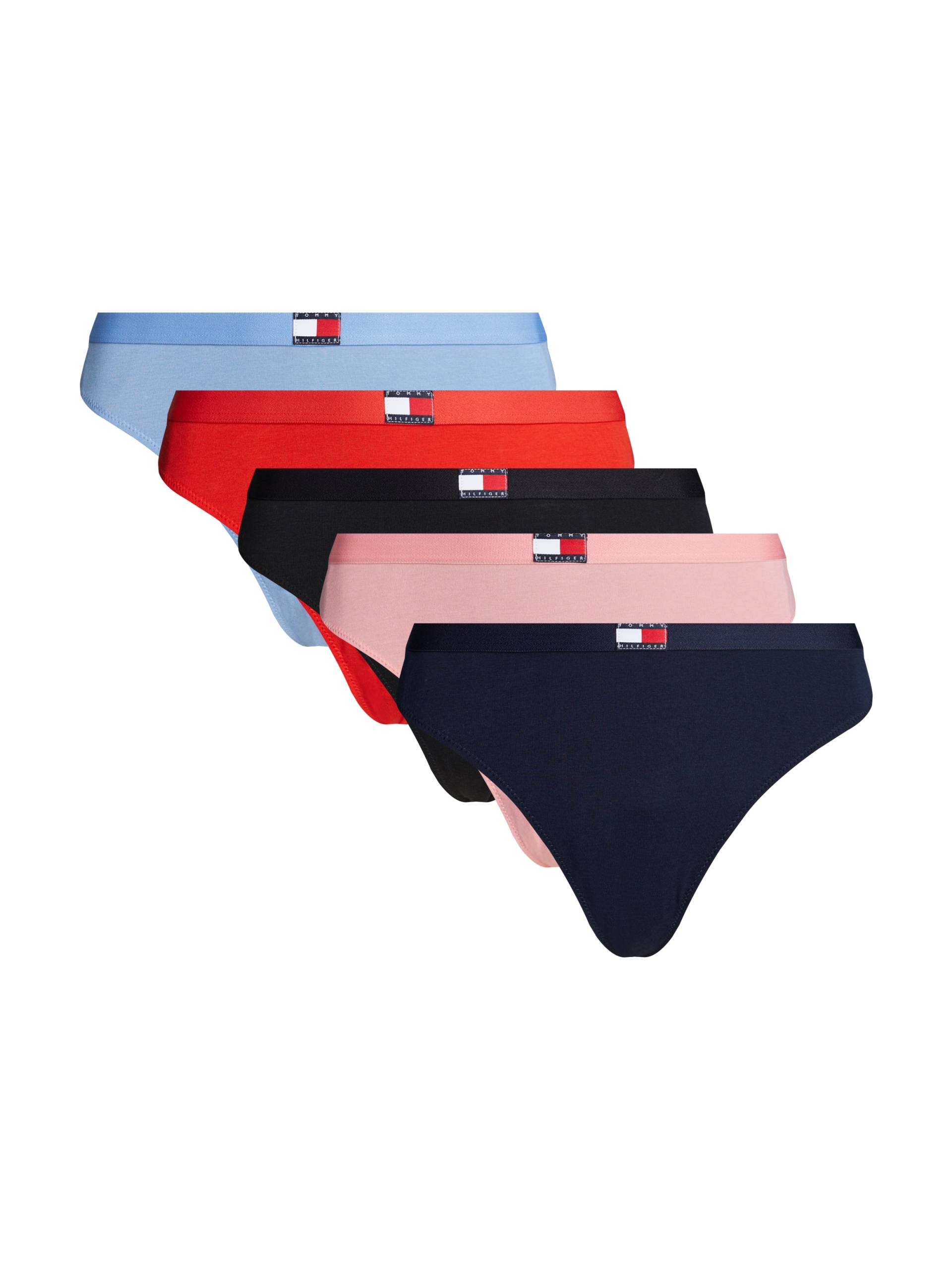 Tommy Hilfiger Underwear Slip »5 PACK FLAG THONG«, (Packung, 5 St., 5er), mit Logo von TOMMY HILFIGER Underwear