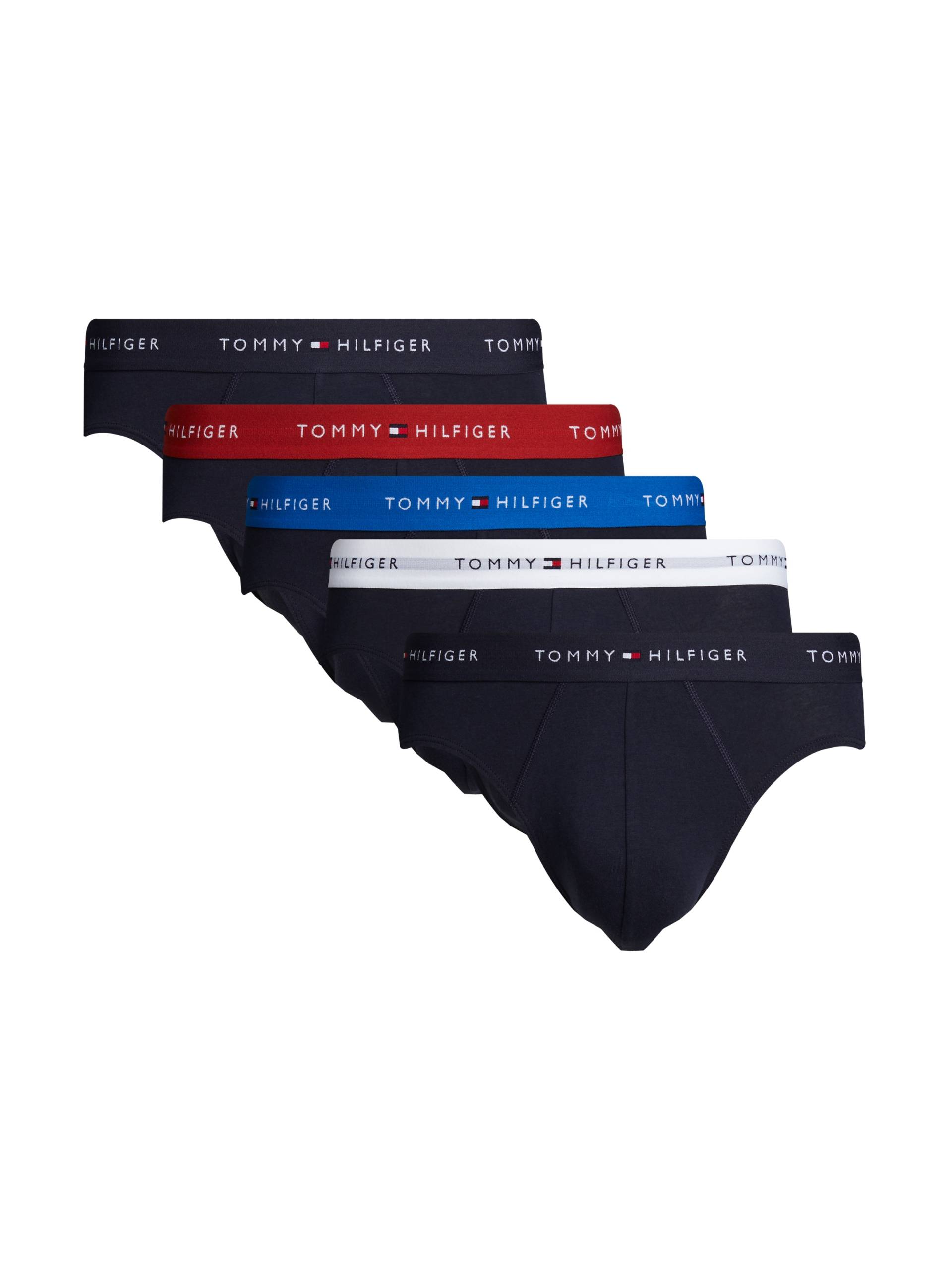 Tommy Hilfiger Underwear Slip »5P BRIEF«, (Packung, 5 St., 5er-Pack), mit Tommy Hilfiger Logo-Elastikbund von TOMMY HILFIGER Underwear