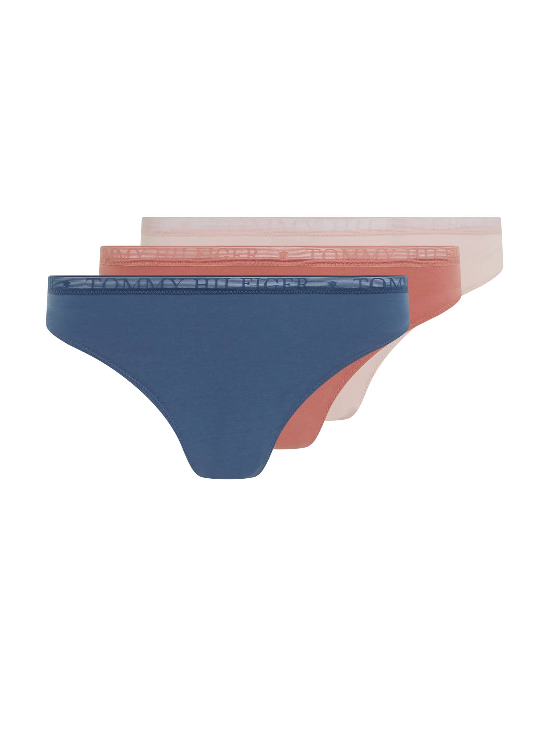 Tommy Hilfiger Underwear Slip »LACE 3P THONG (EXT SIZES)«, (Packung, 3er-Pack), mit Tommy Hilfiger Logobund von TOMMY HILFIGER Underwear