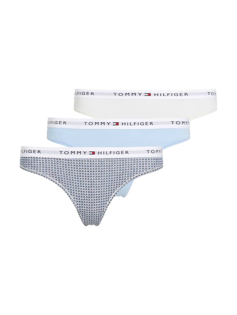 Tommy Hilfiger Underwear String, (Packung, 3 St., 3er), mit Logoschriftzug von TOMMY HILFIGER Underwear