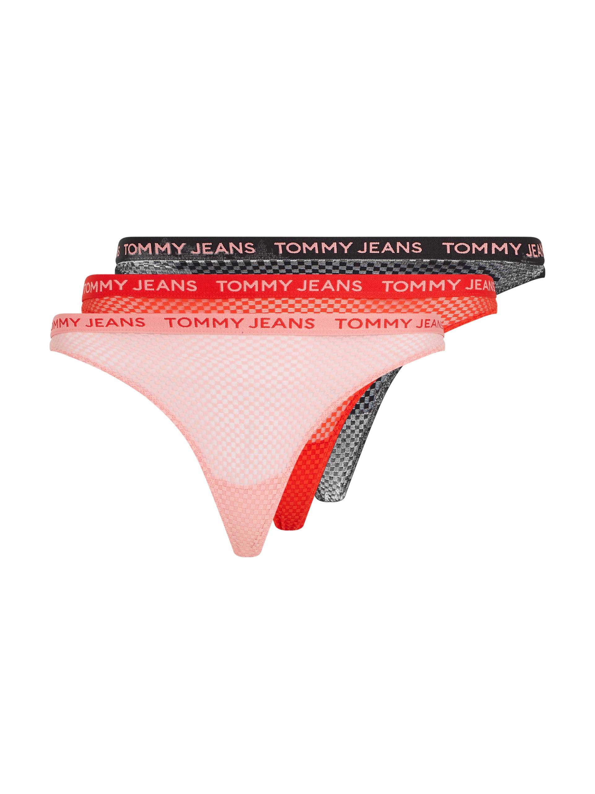 Tommy Hilfiger Underwear Slip »3P HR THONG LACE (EXT SIZES)«, (Packung, 3 St., 3er), leicht transparente Qualität, Logoschriftzug von TOMMY HILFIGER Underwear