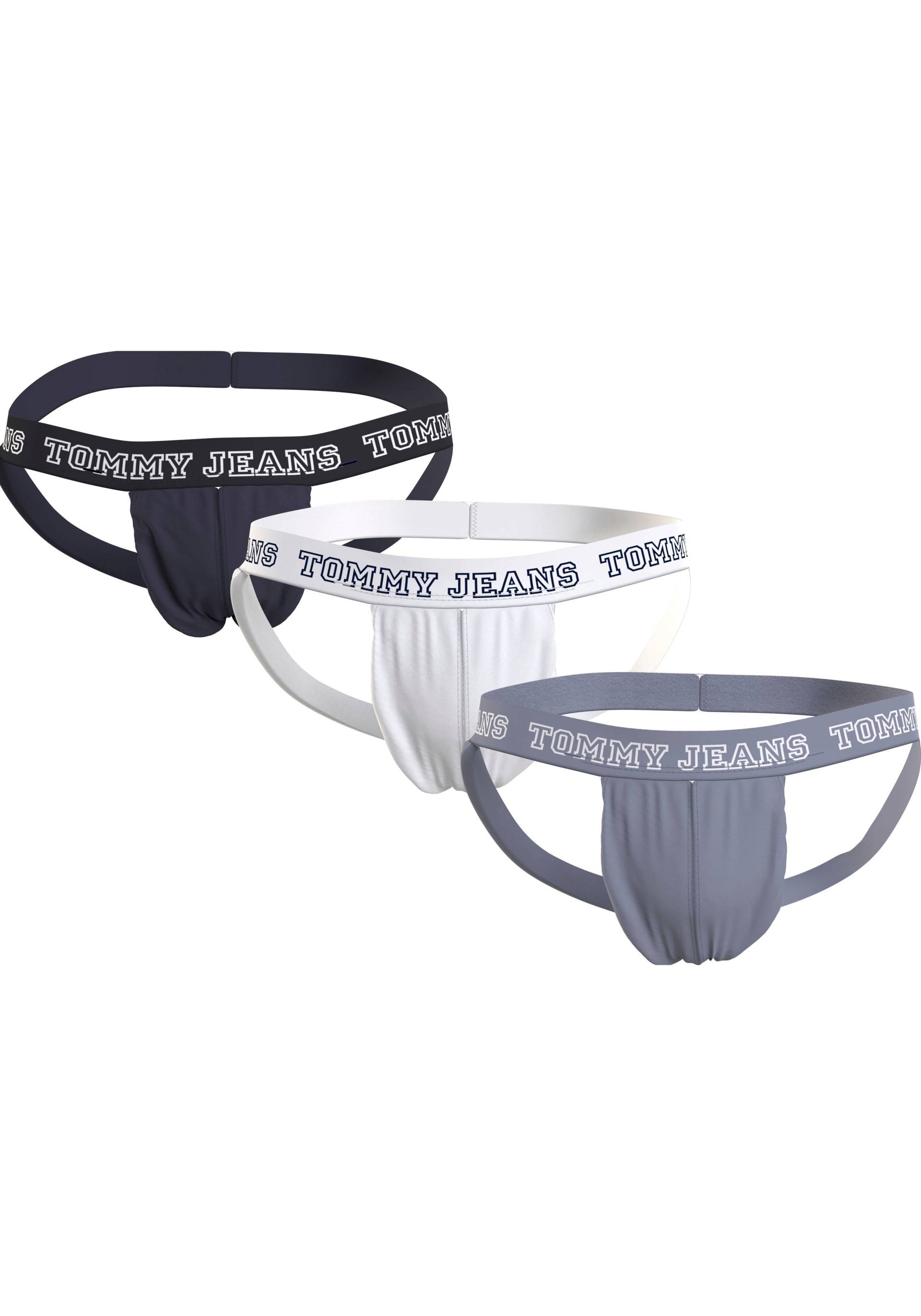 Tommy Hilfiger Underwear String »3P JOCKSTRAP DTM«, (Packung, 3 St., 3er-Pack), mit Tommy Hilfiger Logo-Elastikbund von TOMMY HILFIGER Underwear