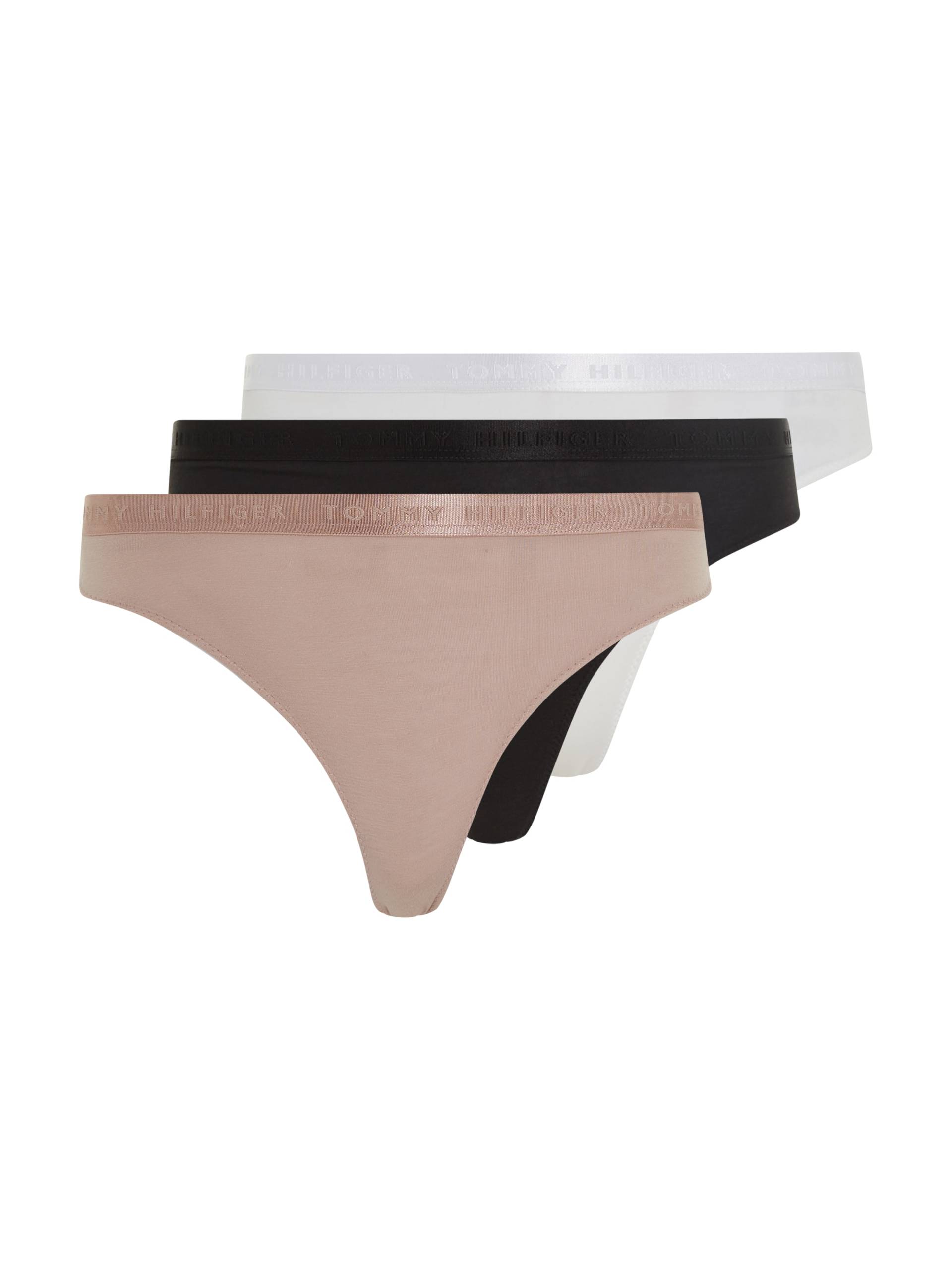 Tommy Hilfiger Underwear Slip »3P THONG (EXT SIZES)«, (Packung, 3 St., 3er), mit Logobund von TOMMY HILFIGER Underwear