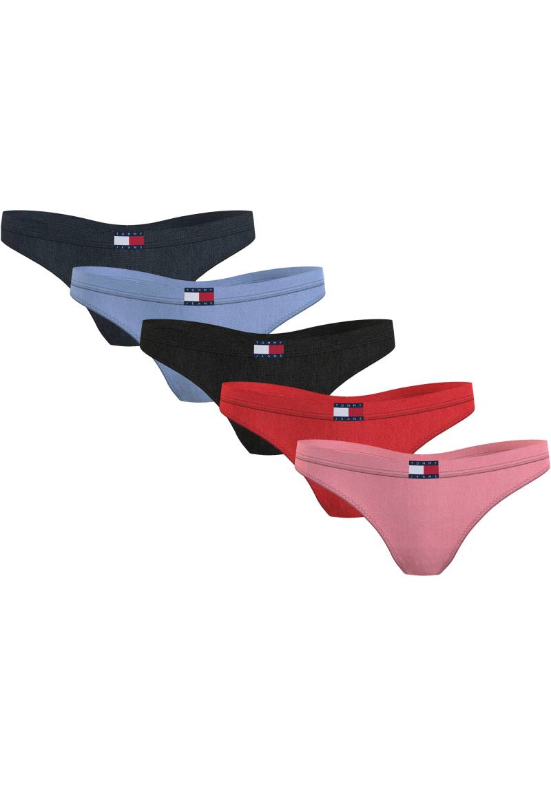 Tommy Hilfiger Underwear Slip »5P CLASSIC THONG«, (Packung, 5er), mit Tommy Jeans Logo-Badge von TOMMY HILFIGER Underwear