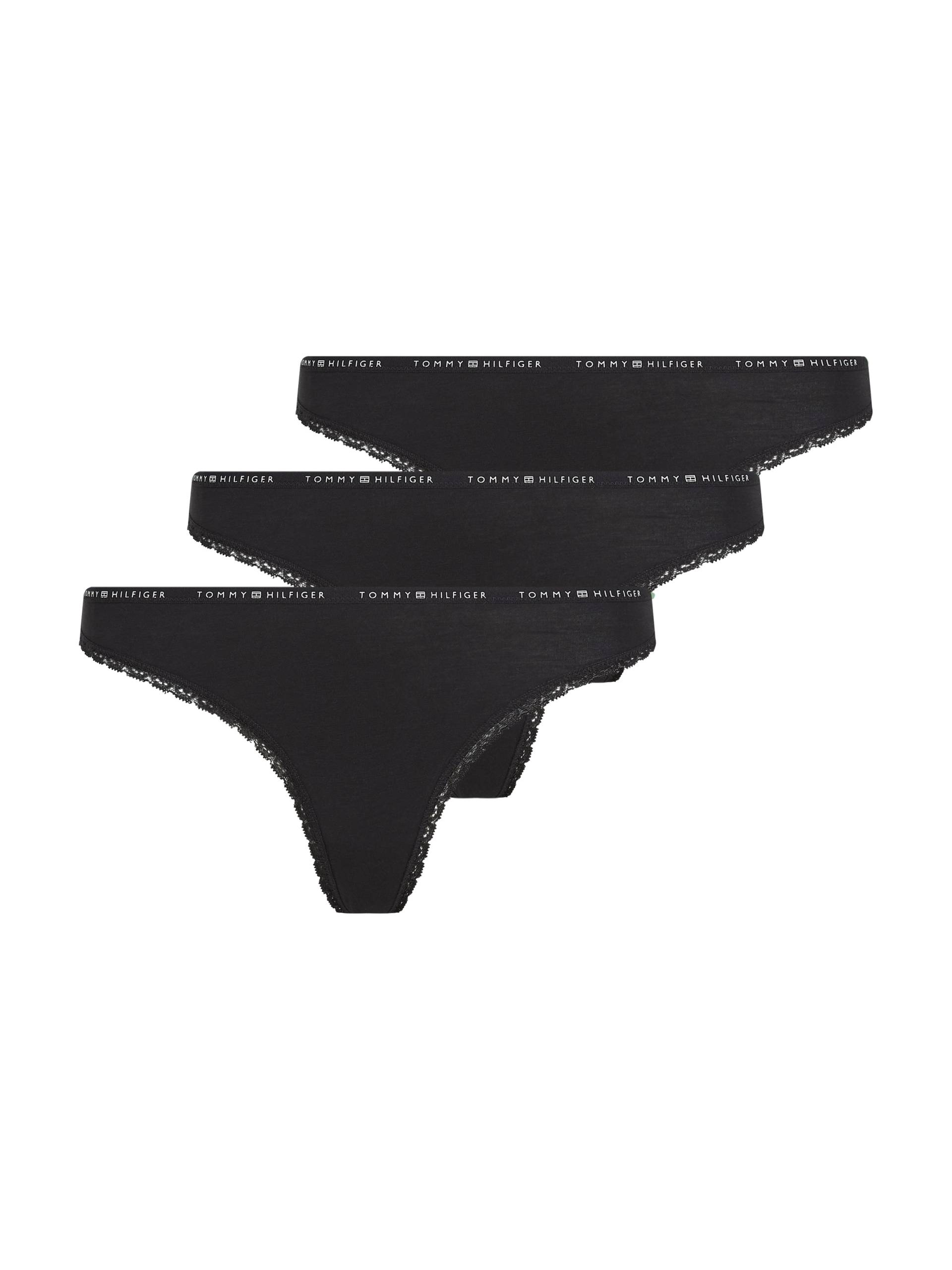 Tommy Hilfiger Underwear Tanga »3 PACK LACE THONG«, (Packung, 3 St., 3er), mit Spitzenkante von TOMMY HILFIGER Underwear