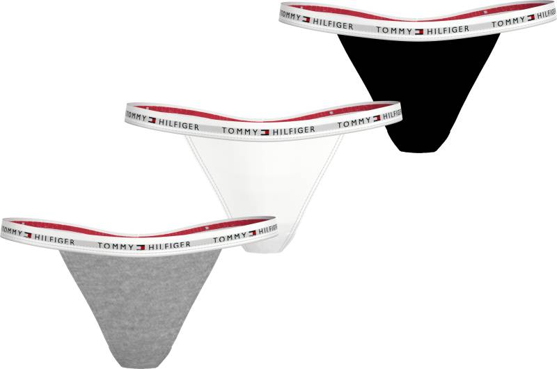 Tommy Hilfiger Underwear Tanga »3 PACK TANGA THONG«, (Packung, 3 St., 3er), mit Logobund von TOMMY HILFIGER Underwear