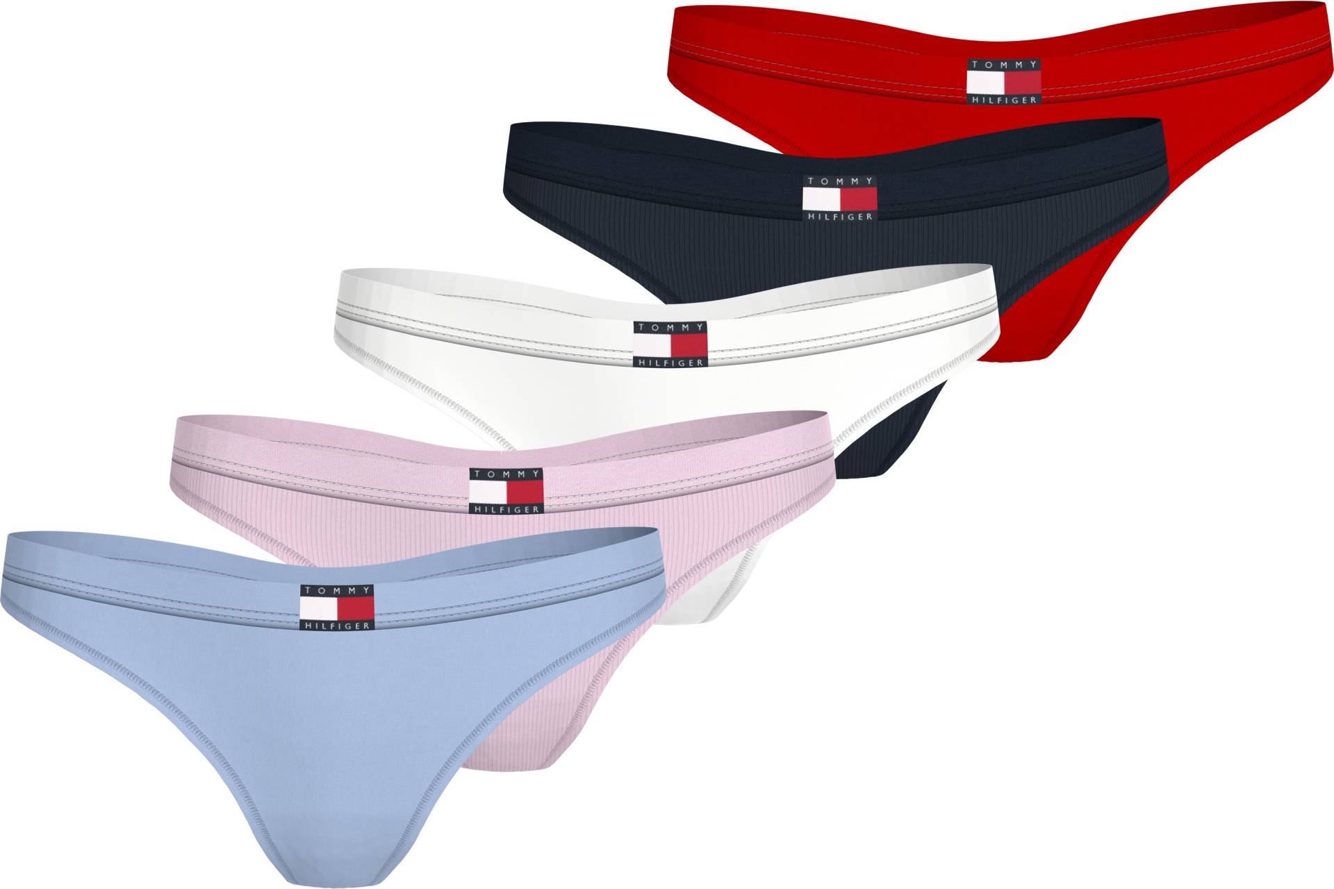 Tommy Hilfiger Underwear Tanga »5 PACK THONG«, (Packung, 5 St., 5er), mit Logo von TOMMY HILFIGER Underwear