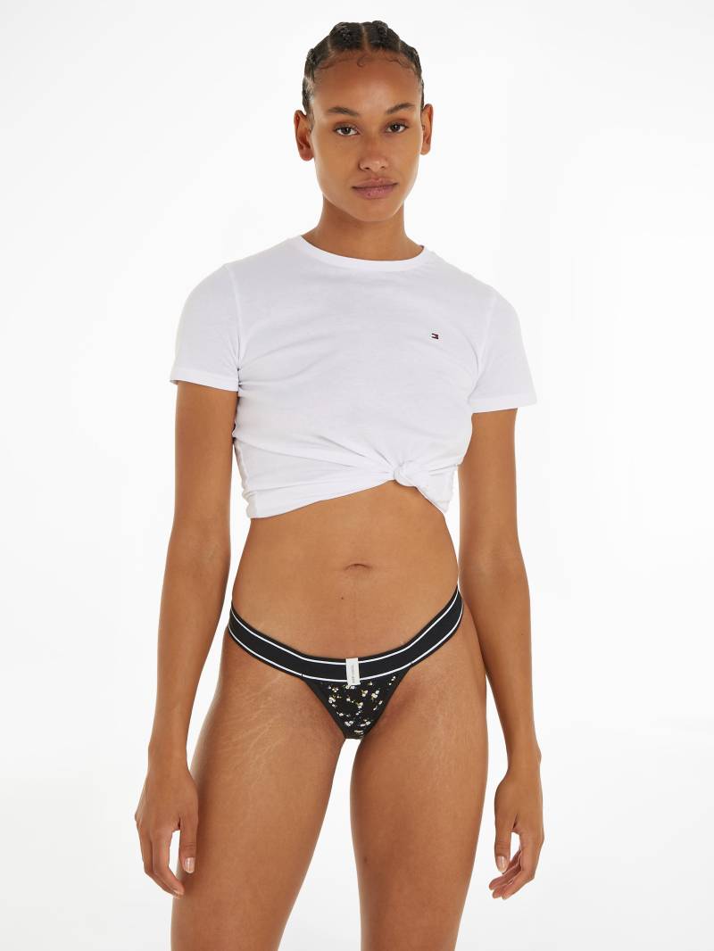 Tommy Hilfiger Underwear Tanga »TANGA THONG PRINT«, mit Blumenprint, Logoschriftzug von TOMMY HILFIGER Underwear