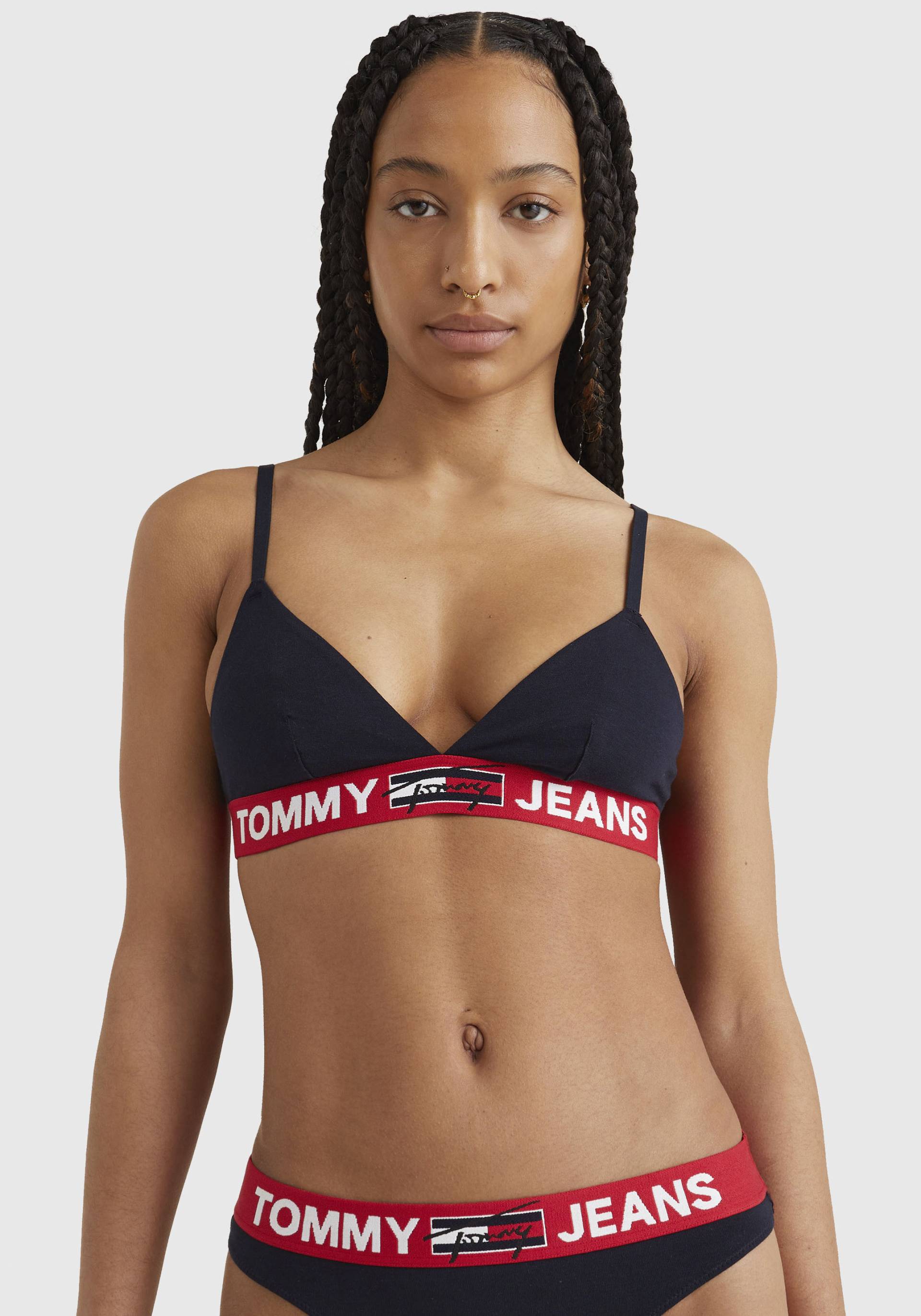 Tommy Hilfiger Underwear Triangel-BH »TRIANGLE BRALETTE UNLINED«, mit Tommy Hilfiger Logo-Schriftzug auf dem Elastiktape von TOMMY HILFIGER Underwear