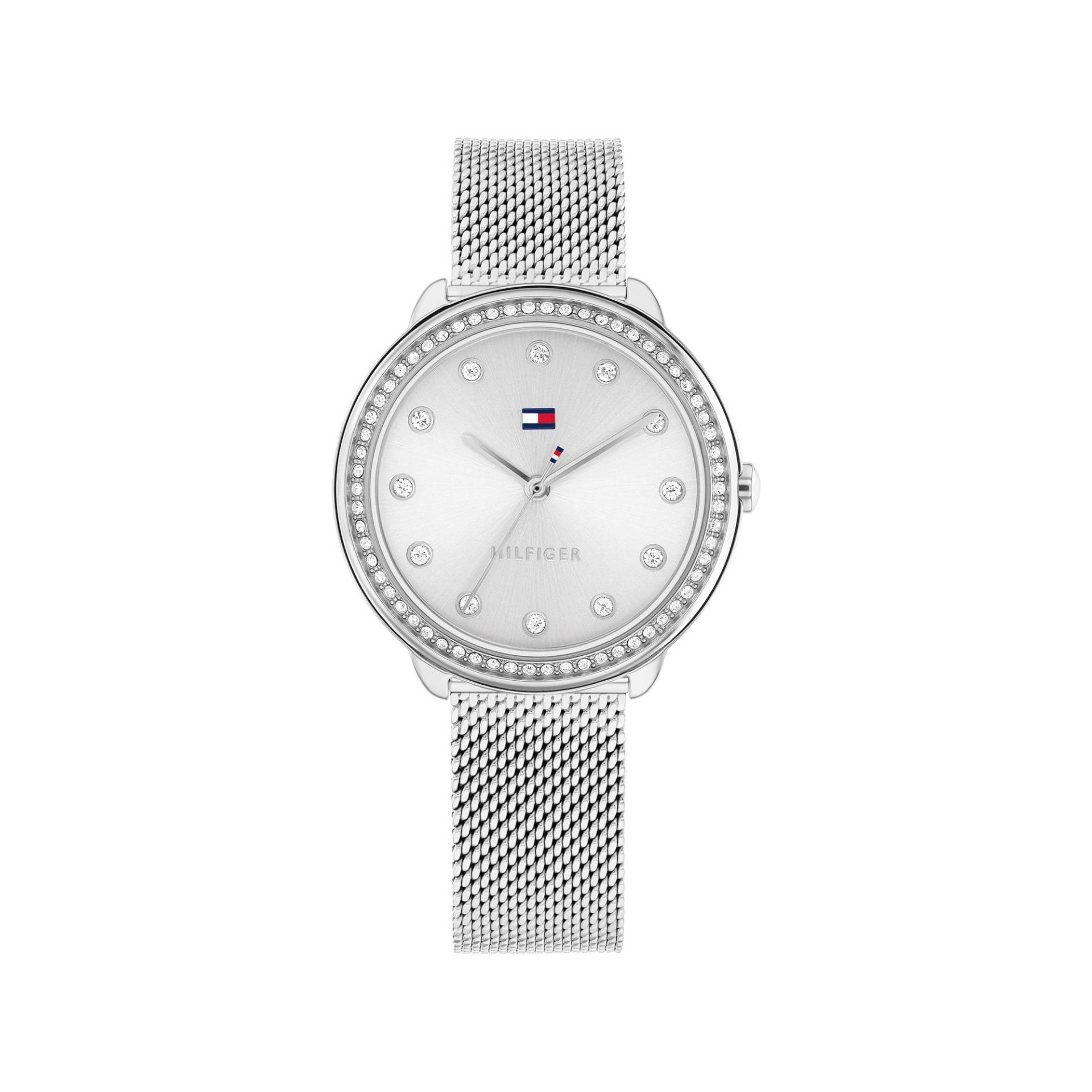 Analoguhr Damen Silber 33mm von TOMMY HILFIGER