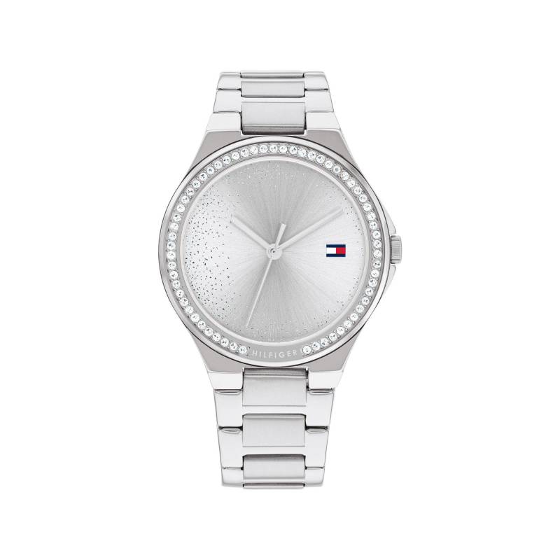 Analoguhr Damen Silber 36mm von TOMMY HILFIGER