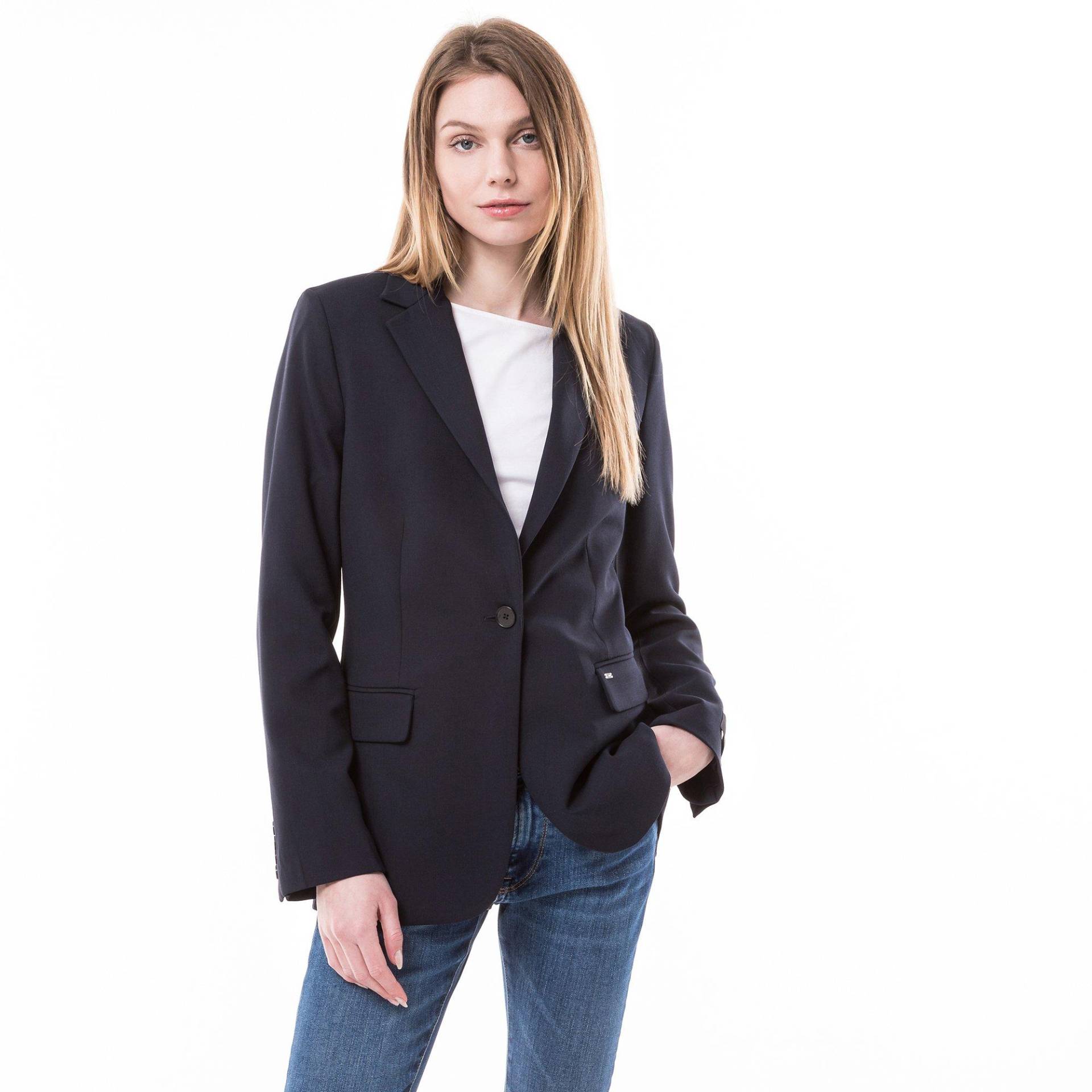 Blazer Damen Marine 38 von TOMMY HILFIGER