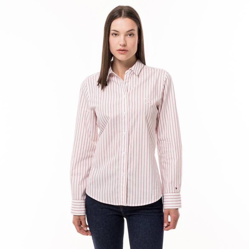 Bluse Damen Rosa 38 von TOMMY HILFIGER