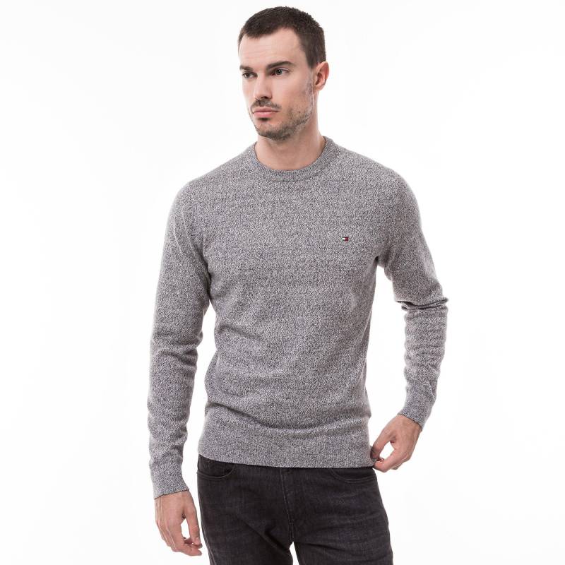 Cashmere Pullover Herren Grau L von TOMMY HILFIGER