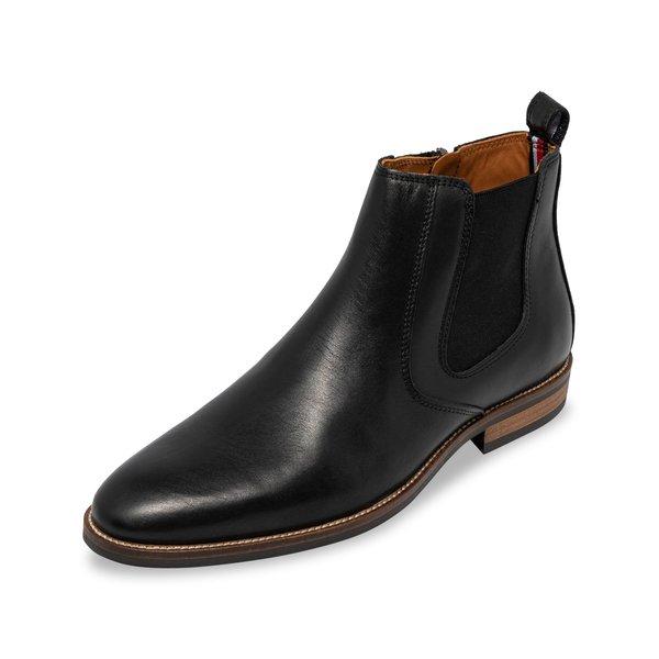 Chelsea-stiefel Herren Black 40 von TOMMY HILFIGER