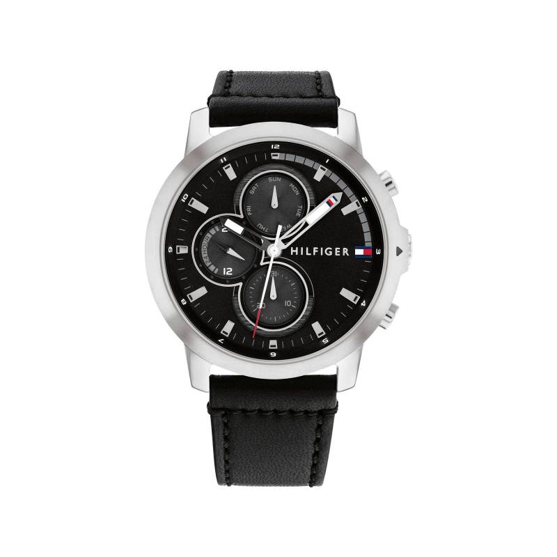 Chronograph Uhr Herren Black 46mm von TOMMY HILFIGER