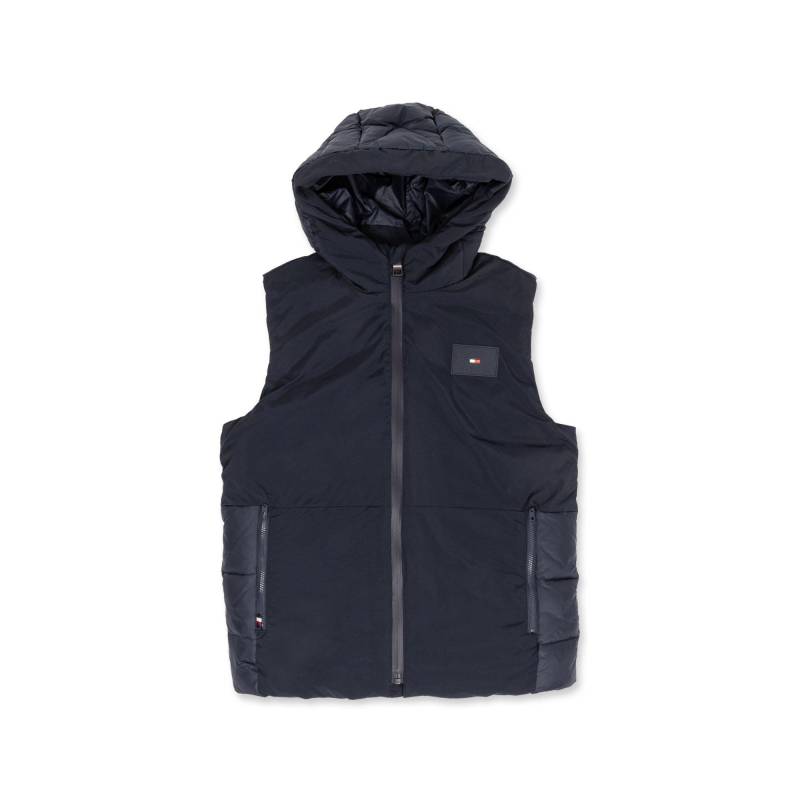 Daunengilet Mit Kapuze Jungen Marine 6A von TOMMY HILFIGER