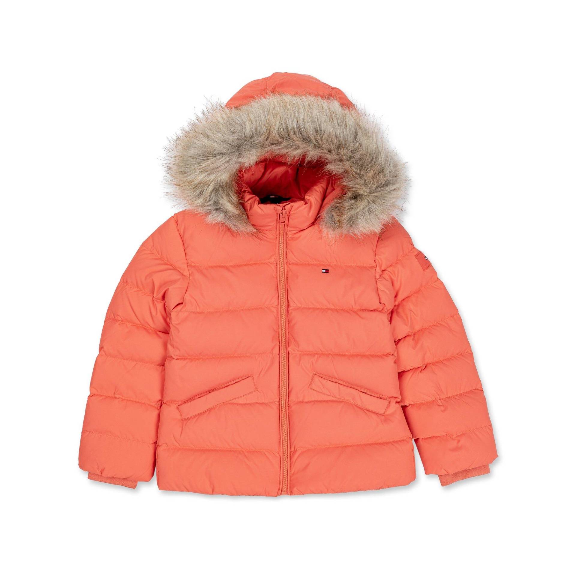 Daunenjacke Mit Kapuze Mädchen Rot 5A von TOMMY HILFIGER