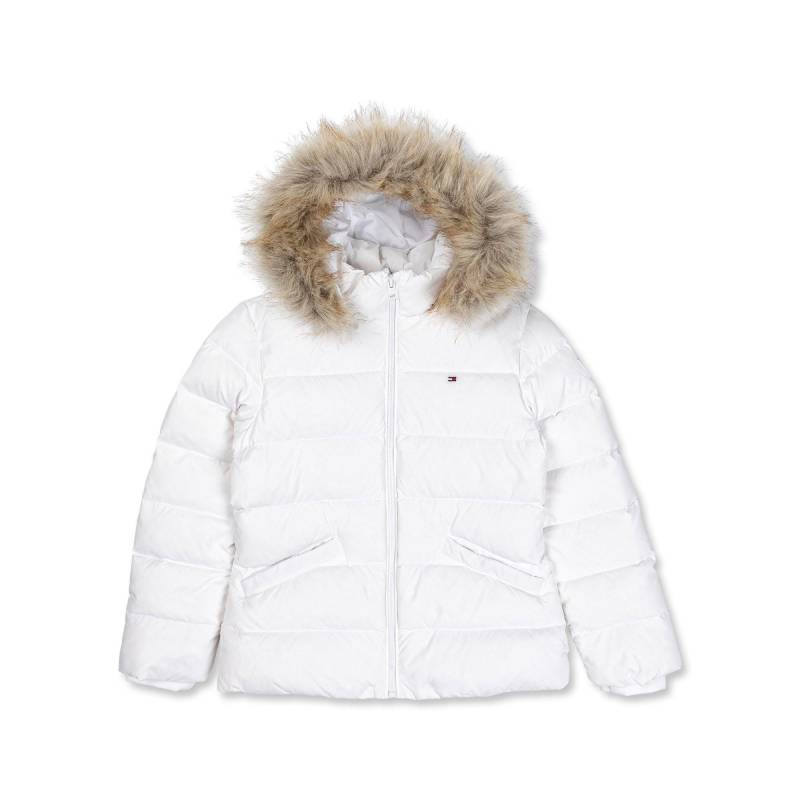 Daunenjacke Mit Kapuze Mädchen Weiss 14A von TOMMY HILFIGER