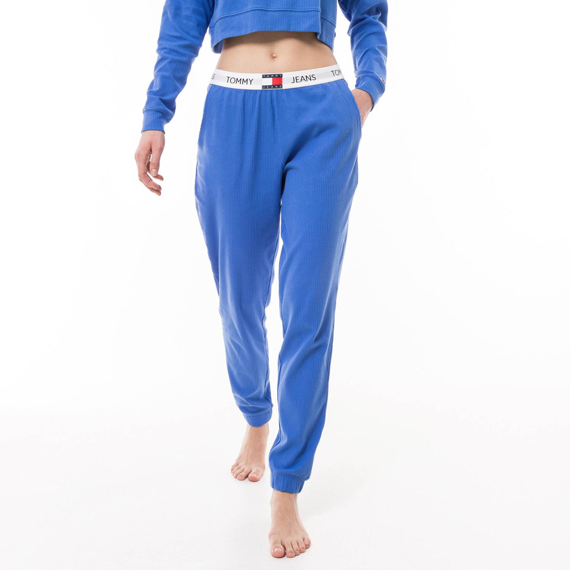 Hose Loungewear Damen Blau Violet L von TOMMY HILFIGER